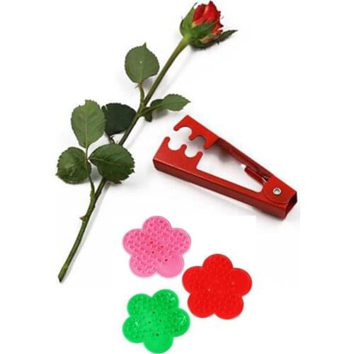 1PC DIY Cut Tool Florist Flower Rose Thorn Stem Leaf Stripper Rose Removing Burr Eco-friendly Garden Tool