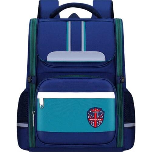 New Grades 1-3-6 Student Lightweight School Backpack For Boys Girls All Open Easy Clean Bookbag Kids Orthopedics School Bags Sac