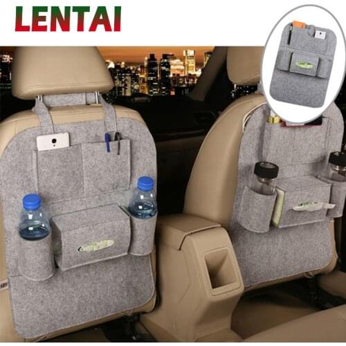 LENTAI For Kia rio ceed sportage 2017 cerato Opel astra h j g insignia vectra c corsa d 1PC Auto Car Back seat storage bag Net