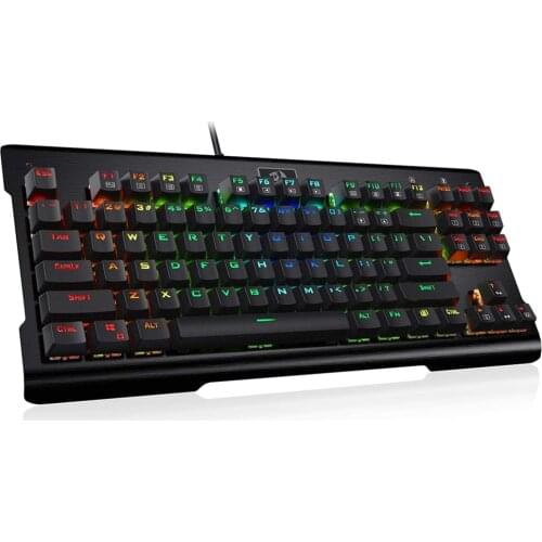 Redragon K561 VISNU Mechanical Gaming Keyboard Anti-ghosting 87 Keys RGB Backlit Wired Compact Keyboard for Laptop PC Games