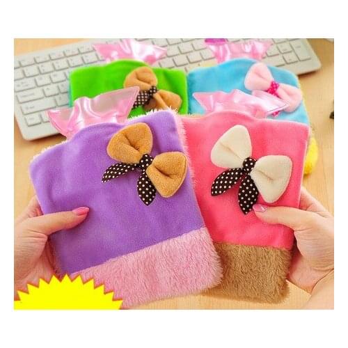 PVC Water Bag Filled with Water Proof Warm Water Bag Washable Plush Muff Hand Warmer