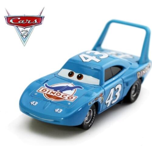 Disney Pixar Cars 2 Metal Alloy No. 43 The King DINOCO Car Model Boy Educational Toy Children Birthday Christmas Gift Brinquedo