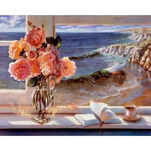 A16566 11CT/14CT/18CT/25CT/28CT Oil tea patterns Counted Cross Stitch DIY Cross Stitch Kits Embroidery Needlework Sets