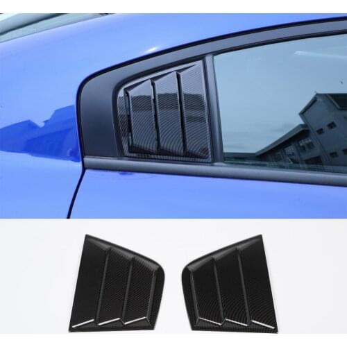 Car Rear Window Louvers Decoration Cover Trim Styling For Dodge Charger 2015 Up Exterior ABS Auto Molding Accessories