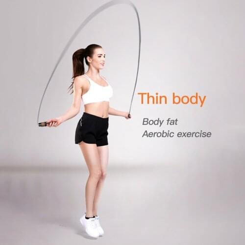 New Jump Rope Adjustable Tangle Free Skipping Rope with Ergonomic Foam Handle Single Skip Rope Indoor Outdoor Fitness 2020