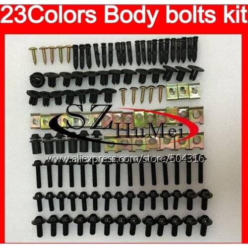 Fairing bolts full screw kit For DUCATI 848 1098 1198 08 09 10 11 12 848S 1098S 1198S 2010 2011 2012 Windscreen bolt screws Nuts
