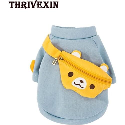 Pet Dog Clothes Teddy Puppy French Bulldog Chihuahua Spring Autumn Cat Coat Clothing Hooded Sweater Pets Product