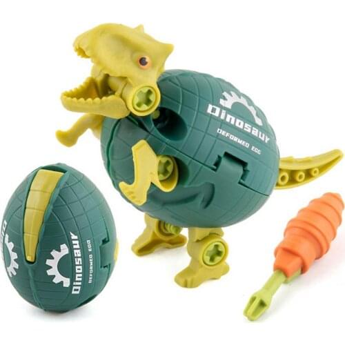 DIY Disassembly Assembly Dinosaur Toy Set Screw Nut Combination Assembling Dinosaur Model Educational Toy For Children Kids Gift