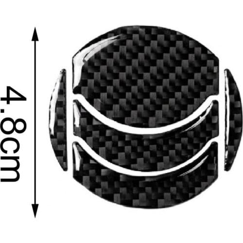 Car Air Vent Carbon Fiber Self-Adhesive Dirt-Proof Cover Trims Decorative Stickers for Nissan 350Z 03-09 Models