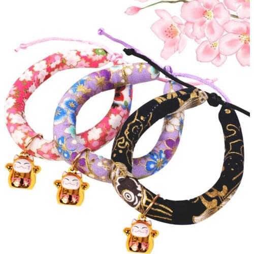 Cute Cat Collar With Bell Collares Gato Halsband Kat Kitten Accessories Adjustable Small Dog Chihuahua Cheap Pet Supplies