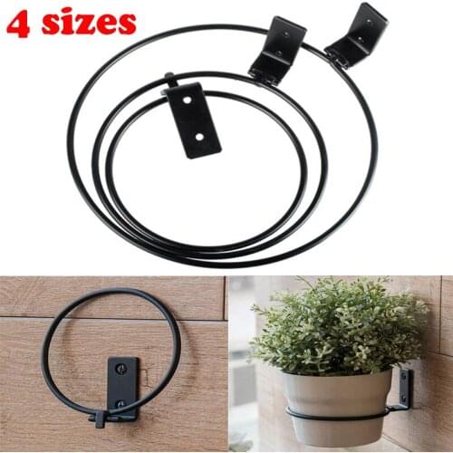 Collapsible Flower Pot Wall Bracket Hanging Hook Folding Bracket for Balcony Home Garden Patio Wall Planter Holder Black Iron Po
