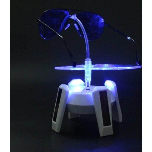 Solar glasses sunglasses display jewelry diamond ornaments hair hoop tray rotating disc counter