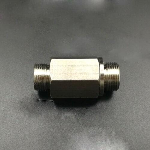 1PCS 3/8" BSPP male Full Ports Air Check Gas Oil Water Valve One Way Non Return Nickel-Plated Brass Valve