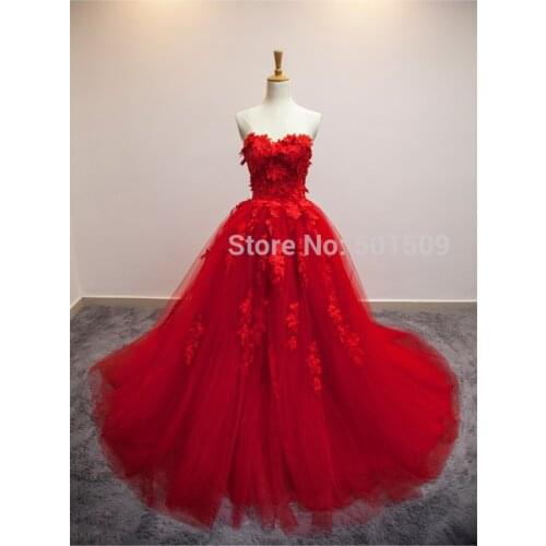 100%real luxury red rose flowers embroidery leaf/ball gown/belle ball/long medieval dress/victoria dress