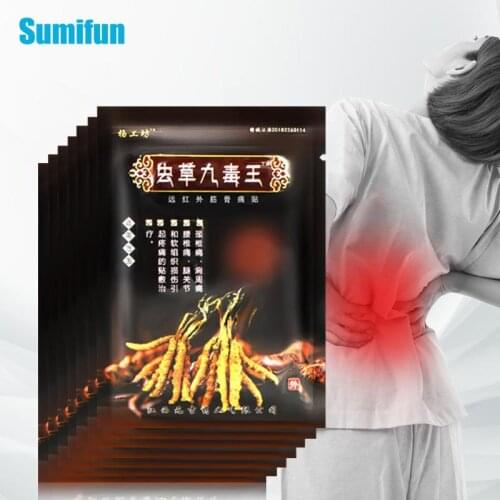 8Pcs Herbal Plant Analgesic Pain Relief Patch For Rheumatoid Arthritis Neck Spondylosis Treatment Knee Waist Back Joints Pain
