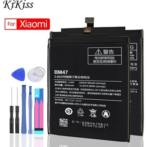 Battery BM47 BN34 BN44 BN37 BN35 BP40 BP41 BN42 BM4A For Xiaomi Redmi 3 3S 3X 4 4X 5 5A 6 6A 7 7A 8 8A 9A 9C 10X K20 Pro Plus