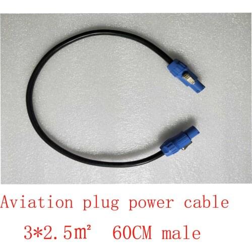 Aviation plug power cable 3*2.5 square 60CM male P2 P2.5 P3 P3.91 P4 P4.81 Full Color Outdoor Indoor Rental LED Display