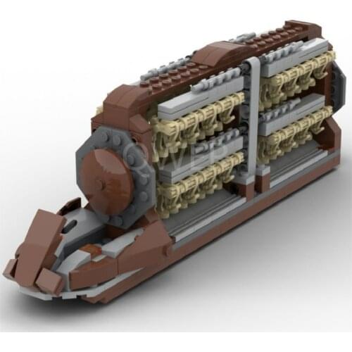 Buildmoc Space Series Battle Transport Battleship Droid Platoon Attack Craft MOC-20352 Building Blocks Bricks Kids Toys Birthday