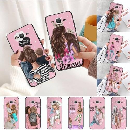 Woman Fashion girl Super Mom baby Phone Case For Samsung Galaxy J2 J4 J5 J6 J7 J8 2016 2017 2018 Prime Pro plus Neo duo