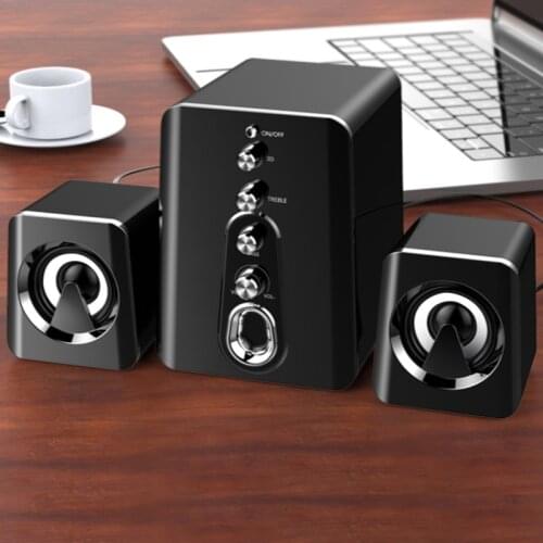 70W HiFi Speaker Home Theater Center Passive Fever Wood Amplifier High Fidelity Desktop Wired Small Speakers