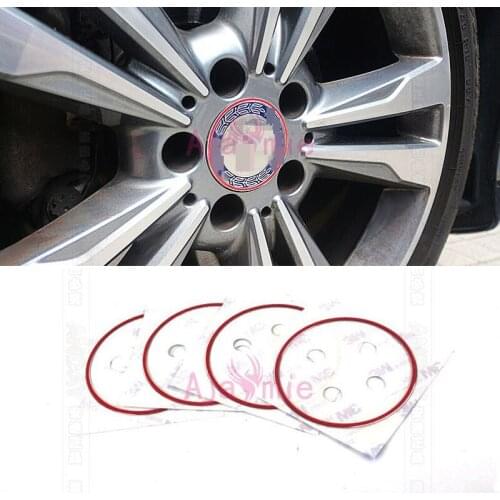 Chrome For Mercedes Benz A E Class GLK ML GLE GLC Wheel Hub Cover 4pcs Aluminium Alloy Car Styling Accessories
