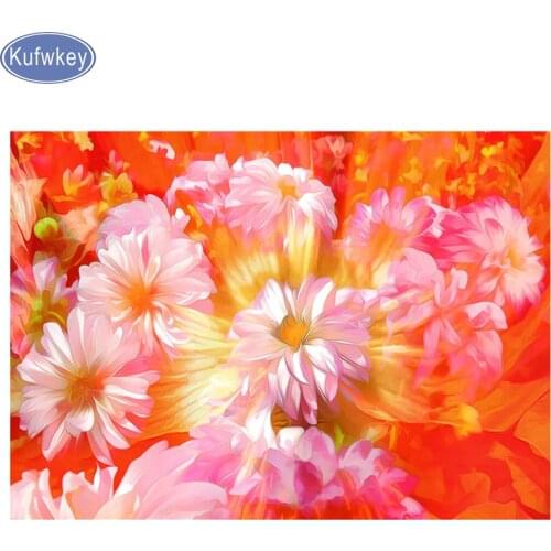 Flower 5d Diy Diamond Painting Cross Stitch Diamond Embroidery Full Square Diamond Mosaic wall art diamond mazayka