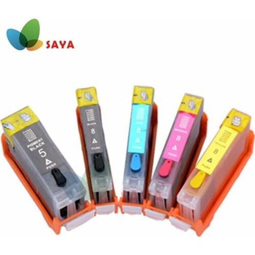 Full Ink Refillable cartridge PGI-5BK For canon iX4000 ix5000 MX700 MX850 MP500 MP510 MP520 MP530 MP600 with Chips
