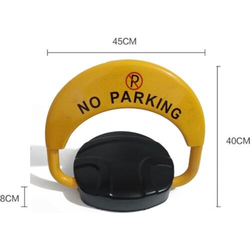 KinJoin Auto Remote Controlled Operation Protecting Private Parking Space Parking Lock With Rechargeable Battery