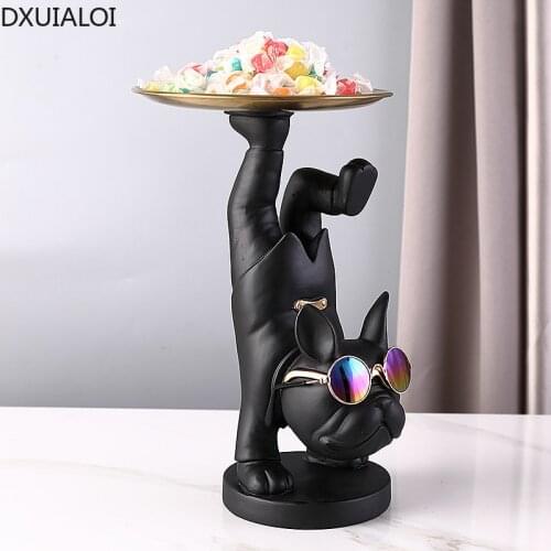 Creative Nordic Animal Storage Tray Resin Crafts Home Entrance Cabinet Put Key Living Room Desktop Candy Item Storage Decoration