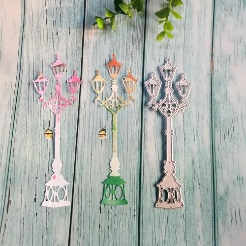 Streetlight Metal Cutting Dies Stencil New 2021 Template for DIY Scrapbooking Craft dies Cut Knife Decor Photos Cards