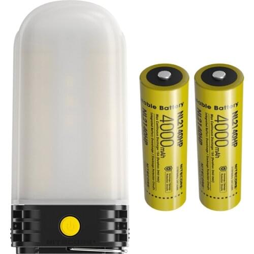 NITECORE LR60 Camping Lantern Light Power Bank Charger 280 Lumen Rechargeable Portable LED Light USB-C Charging