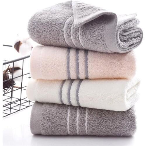 Super Thick Combed Cotton Hand Towel Travel Gift Towel Strong Absorption Soft Bathing Face Hand Towel 35x75cm