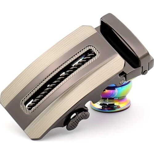 New Men Belt Head Belt Buckle Leisure Belt Head Business Accessories Automatic Buckle Width 3.5CM luxury fashion waist belt gh10