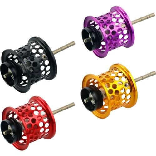 Fishing Reel Shallow Spool Lightweight Aluminum Magnetic Brake Baitcasting Reel Spare Part Replacement