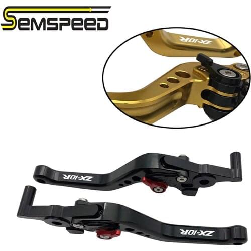 SEMSPEED CNC Motorcycle CNC Short Brake Clutch Levers For Kawasaki Ninja ZX6R 636 2007-2018 ZX10R 06-15 Z1000 07-16 Accessories