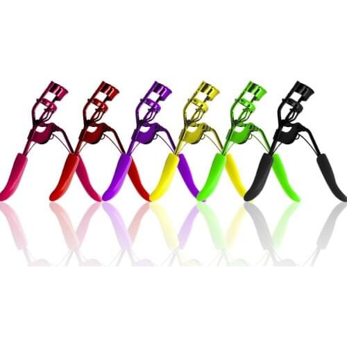 Makeup Eyelash Curler Beauty Tools Lady Women Lash Nature Curl Style Cute Eyelash Handle Curl Eye Lash Curler 7 Colors
