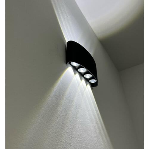 2W LED Outdoor Waterproof Garden Fence Balcony Indoor Fashion Decoration Wall Lamp Bedroom Bedside Living Room Stairs LP54