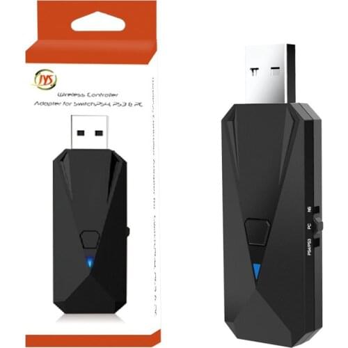 USB Wireless Bluetooth Wired Gamepad Adaptor Converter for Nintend Switch Joy Pad/Pro/PS4/P3/PC/Wi iU/XboxOne/S/360 Controller