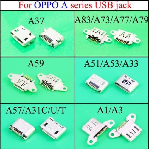 YuXi Tablet PC Mobile Phone Micro USB Charging Socket Jack for oppo A37 A59 A83 A73 A77 A79 A51 A53 A33 A1 A3 A57 A31C /U/T