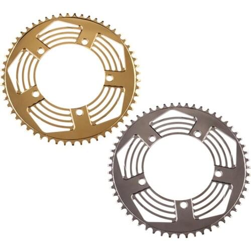 Bike Bicycle Chainwheel Folding Bicycle 56t Aluminum Alloy Single Chainwheel Bicycle Chainring Cycling Parts Accessories