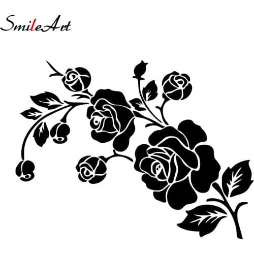 Funny flower Auto Sticker Motorcycle Decorative Stickers Car Window Rearview Mirror Decals