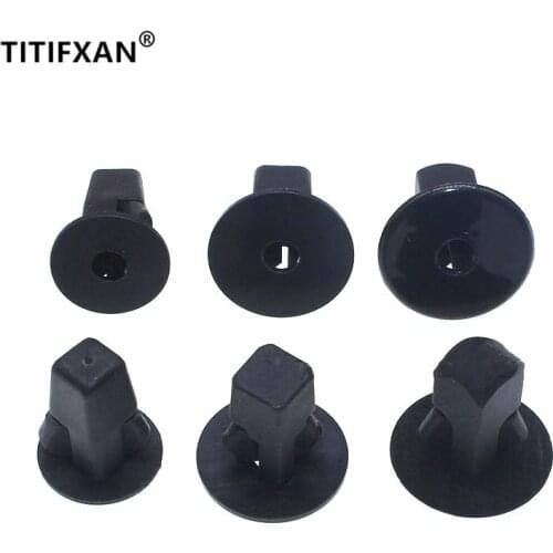 30pcs Car Bumper Inner Fender Rivets Push Clips For Toyota Prado Land cruiser RAV4 Great Wall Plastic Fasteners