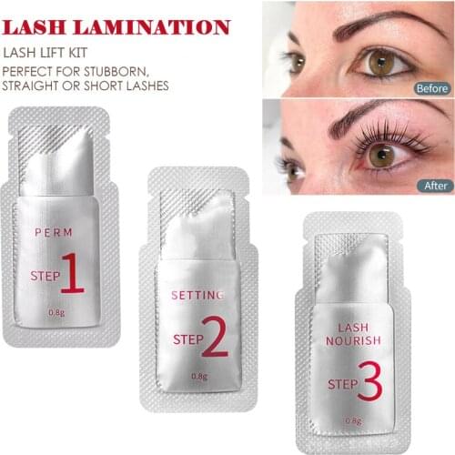 1# 2# 3# Satches Lash Lift Kit Semi Permenent Eyelash Curved Makeup Lash Lamination Lasting Effect Nutrious Serum Eyelash Perm