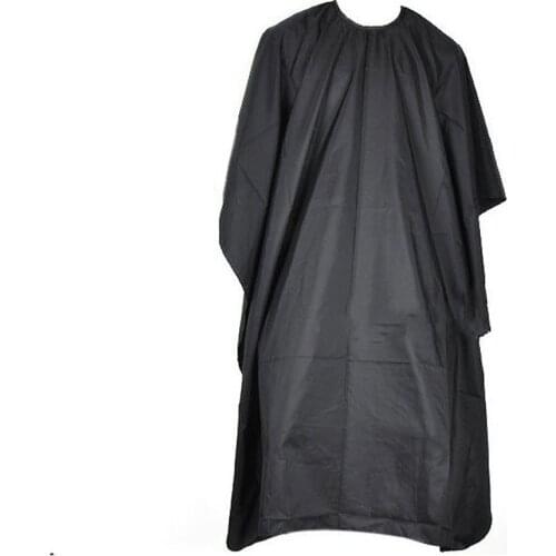 1PCS Professional Hairdressing Cape Unisex Black Waterproof Fabric Barber Haircut Gown Apron Hair Wraps Salon Hair Styling Tools