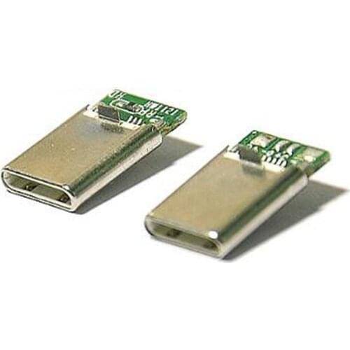 10pcs USB3.1 Type C USB male plug Double-sided plug Android phone plug