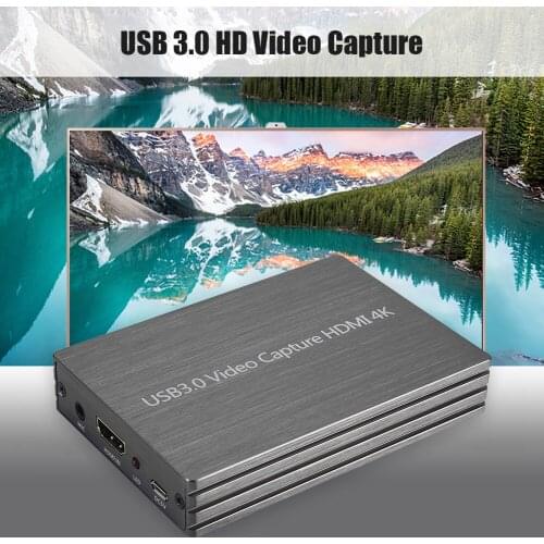 4K HDMI to USB 3.0 Video Capture Card Dongle 1080P HD Video Recorder Grabber for OBS Capturing Gaming Live Streaming