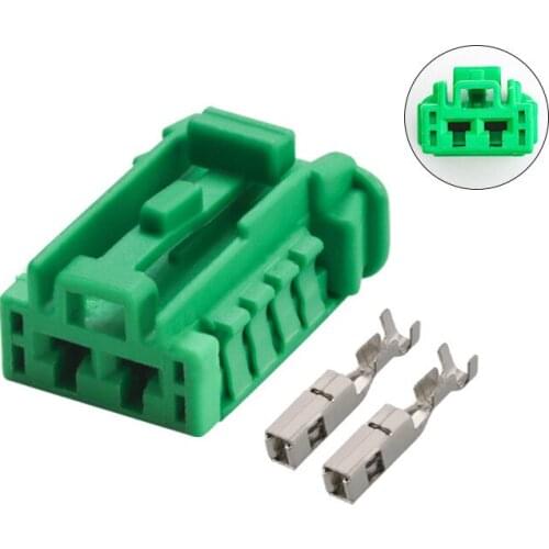 5Pcs/lot 2Pin Car Female electronic fan harness plug connector for Peugeot