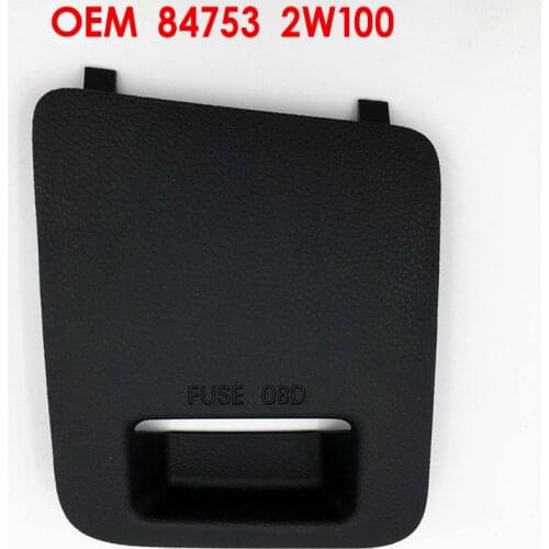 847532W100 Cab fuse box cover center console fuse cover OBD diagnostic interface cover for hyundai Santa fe 2013-2016