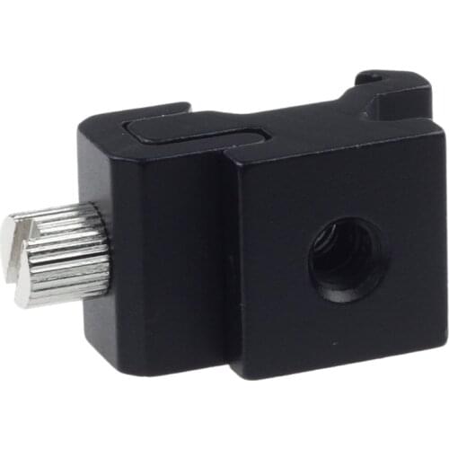 Cold Shoe Hot Shoe To 1/4 Thread Screw Flash Bracket Mount Adapter for DSLR Camera Accessories