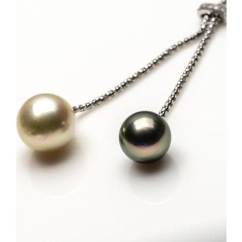 Free Shipping 10.2-13mm Multicolor South Sea Tahitian Cultured Pearl Long Necklace 925 Silver